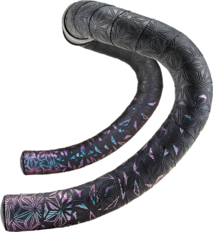 Supacaz Super Sticky Kush Star Fade Styrbånd - Sort/Lyserød/Turkis