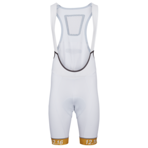Twelve Sixteen Cykelbukser Sky X5 Goffrato 3D Pad Hvid/Guld, Størrelse: XS