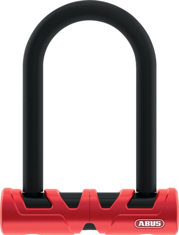 Abus bøjle Cykellås Ultimate 420/150HB140 + USH Rød med nøgle.