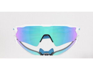 Oakley Radar ev s path - Cykelbriller - Prizm sapphire - Polished white