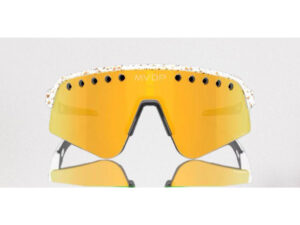 Oakley Sutro Lite Sweep - Cykelbriller - Prizm 24k - White splatter MVDP signature edition