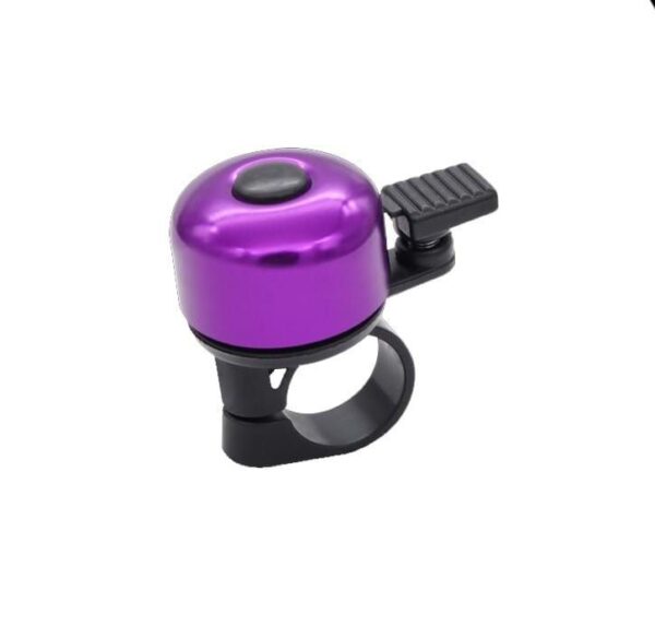 Ringeklokke mini lilla med fjederhammer