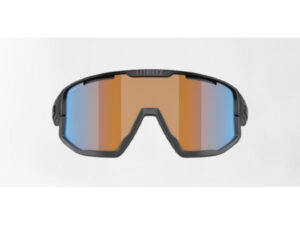 Bliz Fusion Small (25) cykelbriller coral/orange mirro blue lens mat sort
