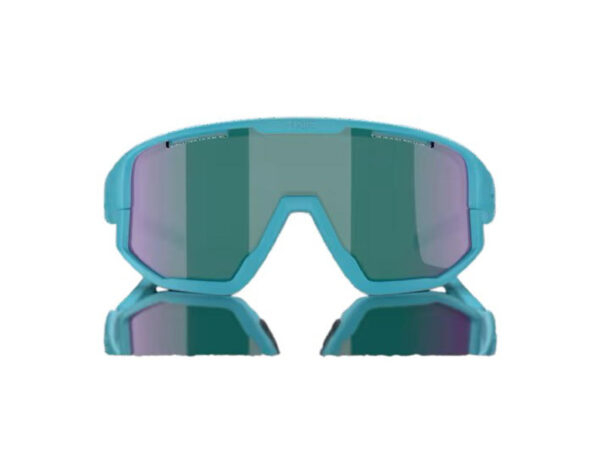 Bliz Fusion small cykelbriller blue green lens matte turquoise