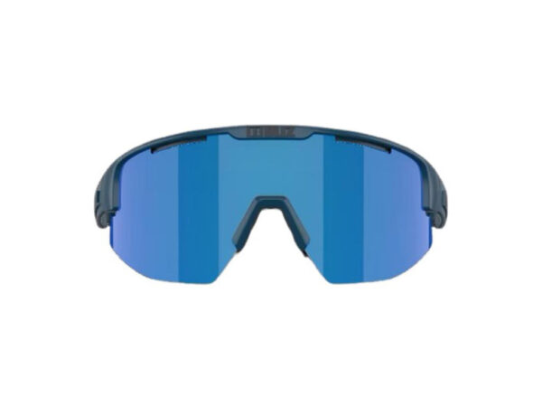 Bliz Matrix Medium (33) cykelbriller brown/mirror lens mat Blå