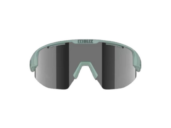 Bliz Matrix Medium (33) cykelbriller smoke mirror silver lens mat grøn