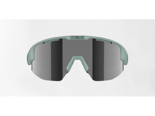 Bliz Matrix Small (30) cykelbriller smoke silver mirror lens matte green