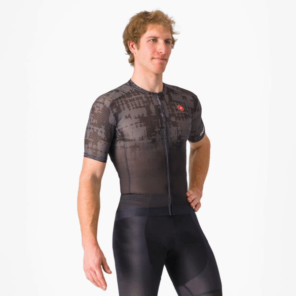 Castelli Insider 2 kortærmet cykeltrøje sort/mørkegrå herre