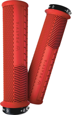 Peaty's Monarch Grip - Knurl - Thin - Red