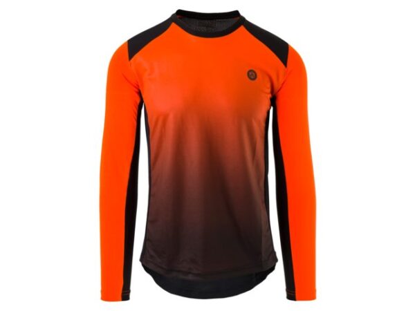 AGU Langærmet MTB Jersey Sort/Orange