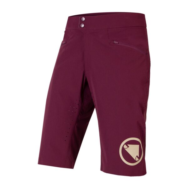Endura SingleTrack Lite MTB Cykelshorts Kort Version Aubergine