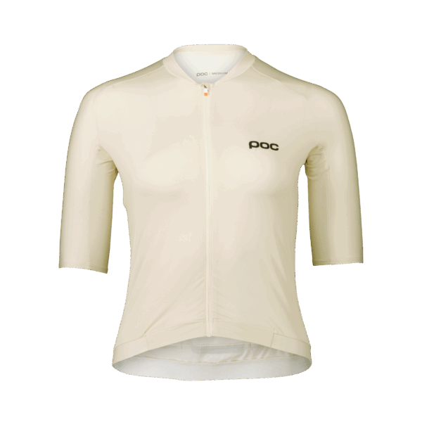 POC W's Pristine Kortærmet Cykeltrøje i Okenite Off-White