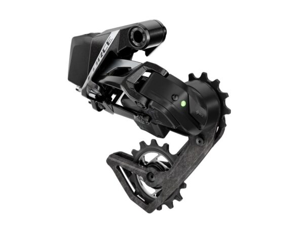 SRAM Force AXS E1 12-speed bagskifter Unicorn Black/Laser Foil