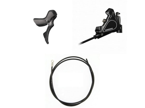 Shimano Cues ST-U6030 og BR-S4 road skifte- og bremsegreb med bremsekaliber hydraulisk bag/højre