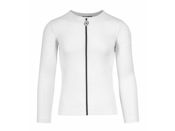 Assos sommer LS skin layer cykeltrøje lange ærmer holy white herre