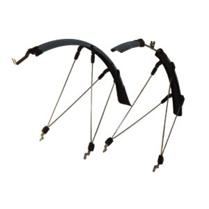 Mixbike X-racer 38mm Sort M indbygget Refleks Cykelskærm