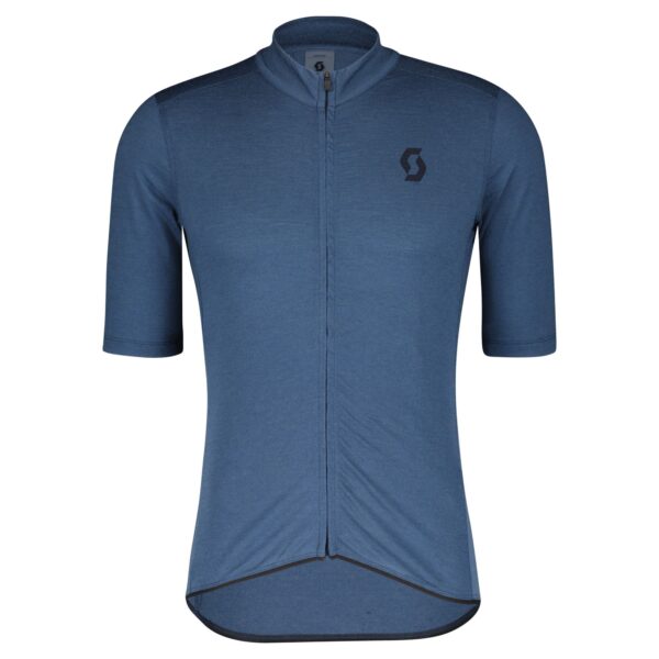 SCOTT Gravel Merino Kortærmet Jersey Blå