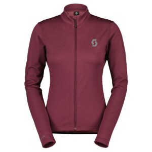 SCOTT Gravel Merino Warm Langærmet Jersey Rød til Kvinder