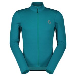 SCOTT Gravel Merino Warm Langærmet Jersey Turkis