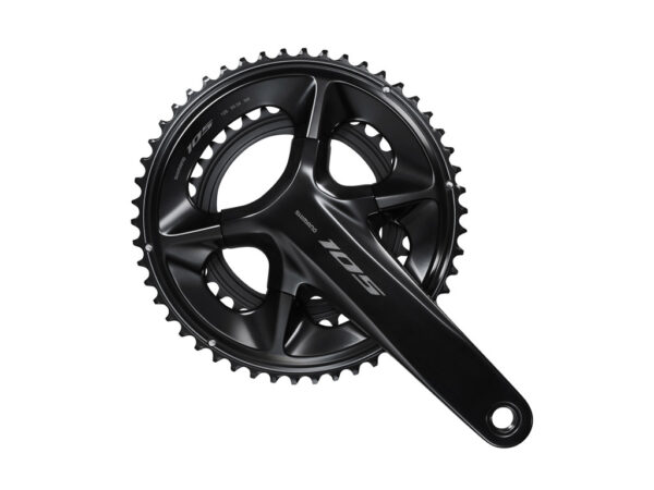 Shimano 105 Kranksæt 12 Speed 50-34T 160mm pedalarm - FC-R7100 - Sort