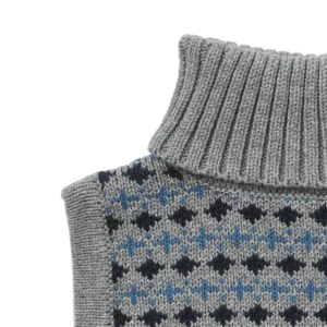 Stoffe Jacquard Halsedisse - Grey melange - ONESIZE