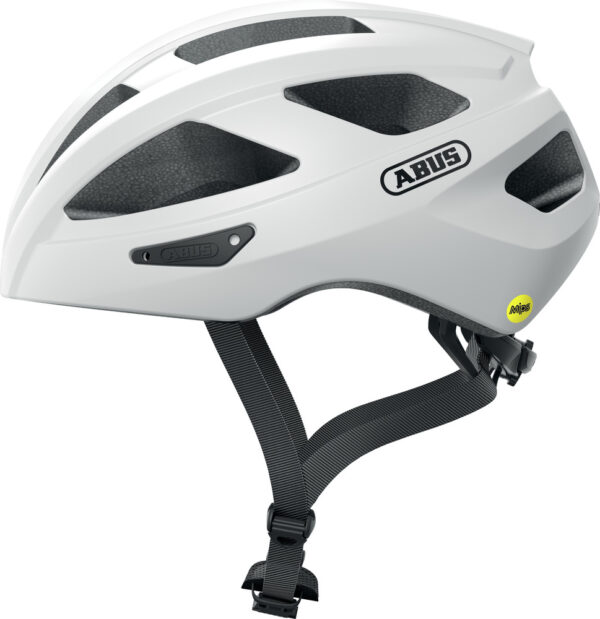Abus Macator MIPS cykelhjelm Polar White