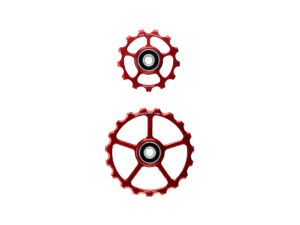 CeramicSpeed Keramisk Oversized Pulleyhjul 13+19 rød