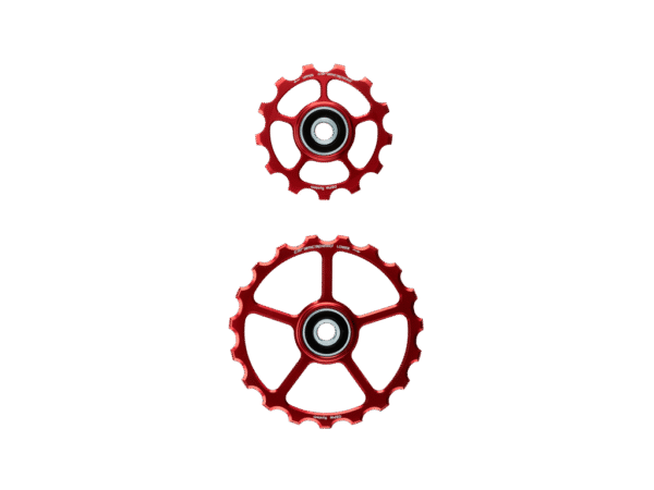 CeramicSpeed Keramisk Oversized Pulleyhjul 13+19 rød