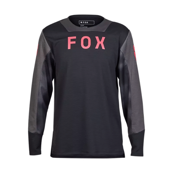FOX Defend Taunt langærmet cykeltrøje sort junior