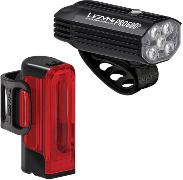 Lezyne Fusion Drive Pro 600+ / Strip Drive 300+ Lygtesæt