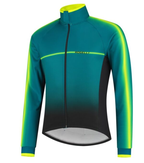 Rogelli Dex Cykeljakke - Turkis / Neon