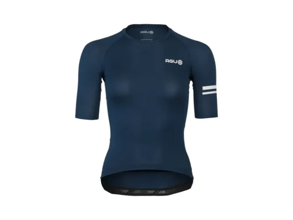 AGU Circular Breakaway cykeltrøje korte ærmer denim blue dame