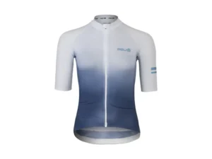 AGU Classic Breakaway cykeltrøje korte ærmer dip dye denim blue dame