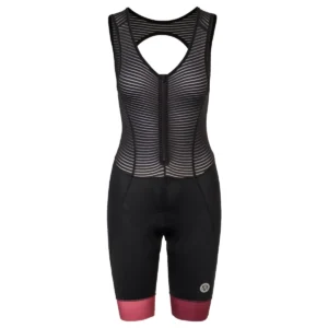 AGU Essential Prime bibshorts Black/Rusty Pink dame