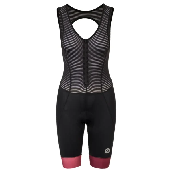 AGU Essential Prime bibshorts Black/Rusty Pink dame