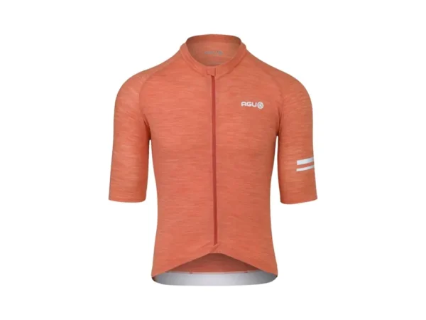 AGU Merino Performance cykeltrøje korte ærmer sunset orange herre
