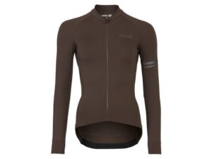 AGU Solid langærmet cykeltrøje Performance ground coffee dame