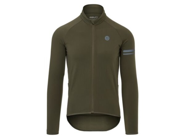AGU Thermo Essential Langærmet Cykeltrøje Army Grøn