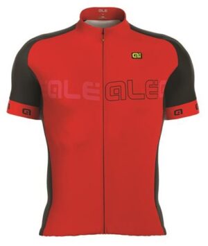 Alé Kortærmet Jersey Solid Block Herre, Rød