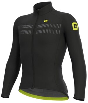 Alé Langærmet Jersey R-EV1 Varm Air Herre - Sort