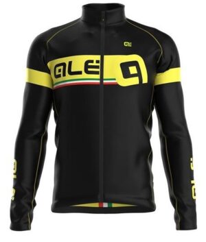 Alé Langærmet Jersey Ultra Graphics, Sort/Gul