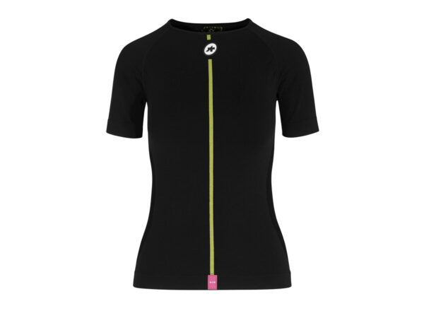 Assos skin layer cykeltrøje forår//efterår korte ærmer sort dame