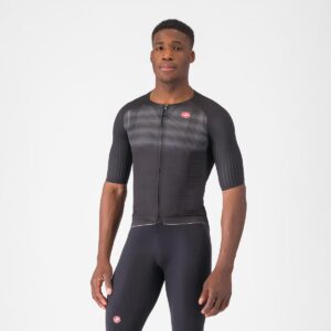 Castelli Aero race 8S cykeltrøje sort herre