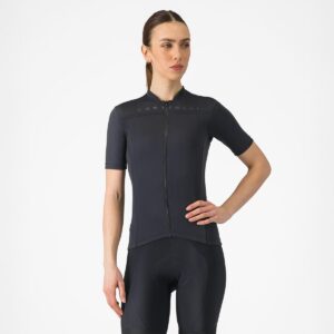 Castelli Anima 4 cykeltrøje light black dame