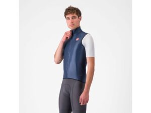 Castelli Aria cykelvest belgian blue herre