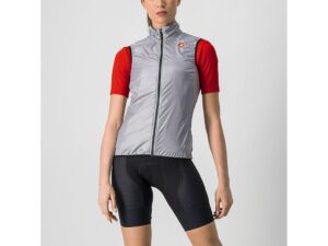 Castelli Aria cykelvest silver gray dame