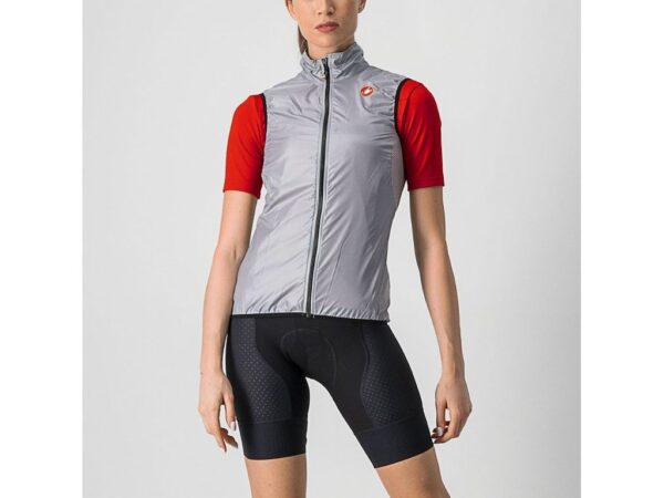 Castelli Aria cykelvest silver gray dame