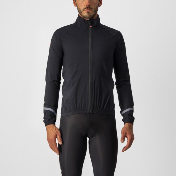 Castelli Emergency 2 Regnjakke i Light Black