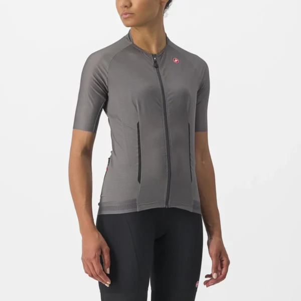 Castelli Endurance kortærmet cykeltrøje gunmetal gray