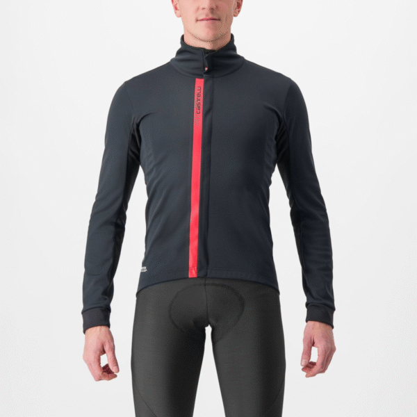 Castelli Entrata cykeljakke sort/rød herre